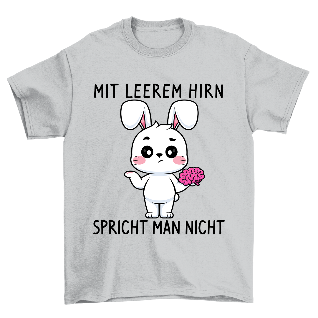 Leeres Hirn Hase - Shirt Unisex