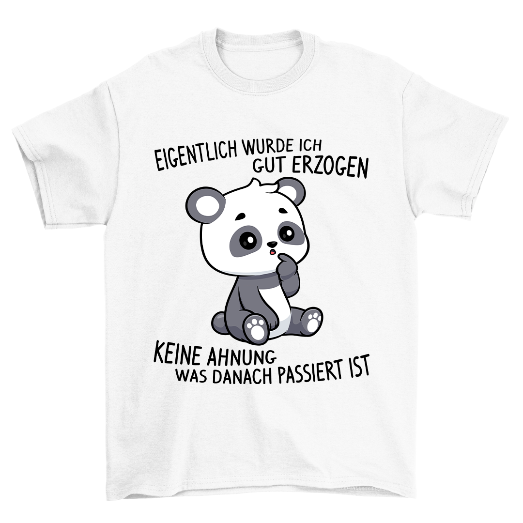 Keine Ahnung Panda - Shirt Unisex