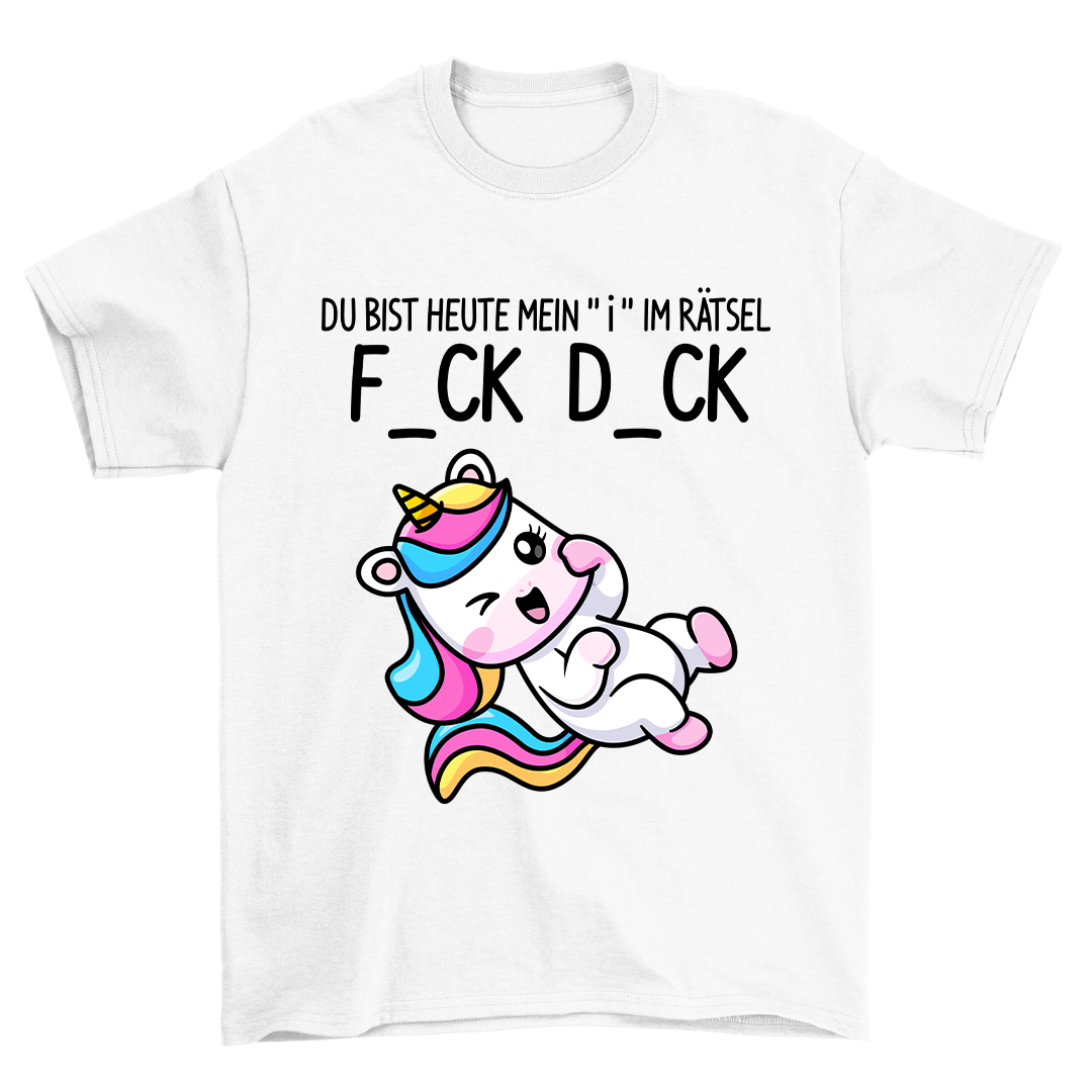 Du Bist Mein "i" Einhorn - Shirt Unisex