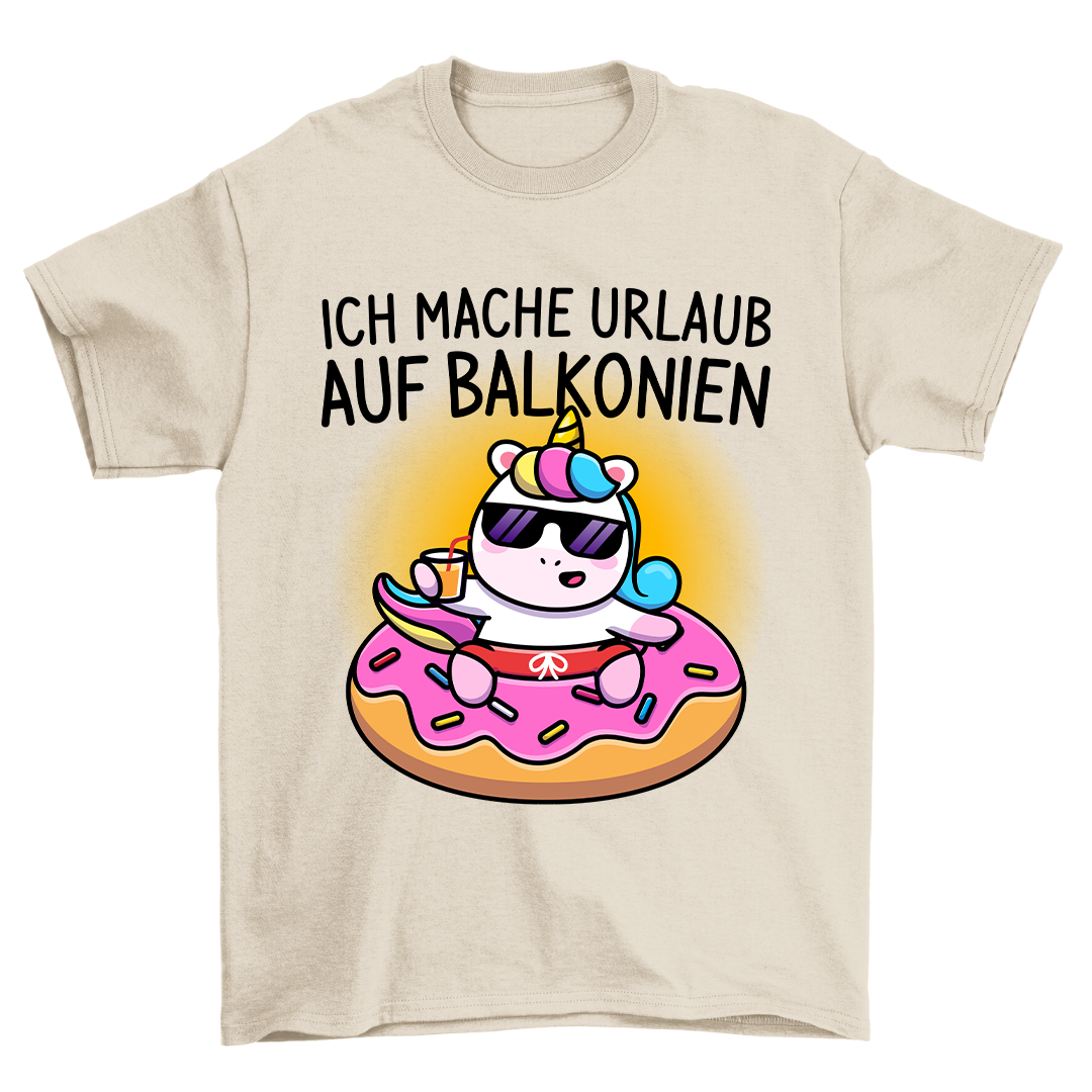 Urlaub Einhorn -  Shirt Unisex