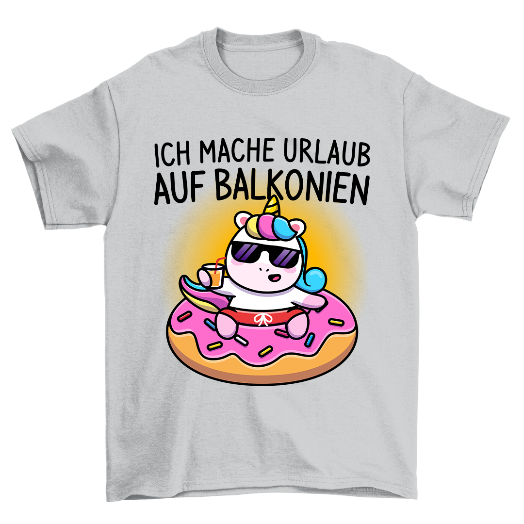 Urlaub Einhorn -  Shirt Unisex