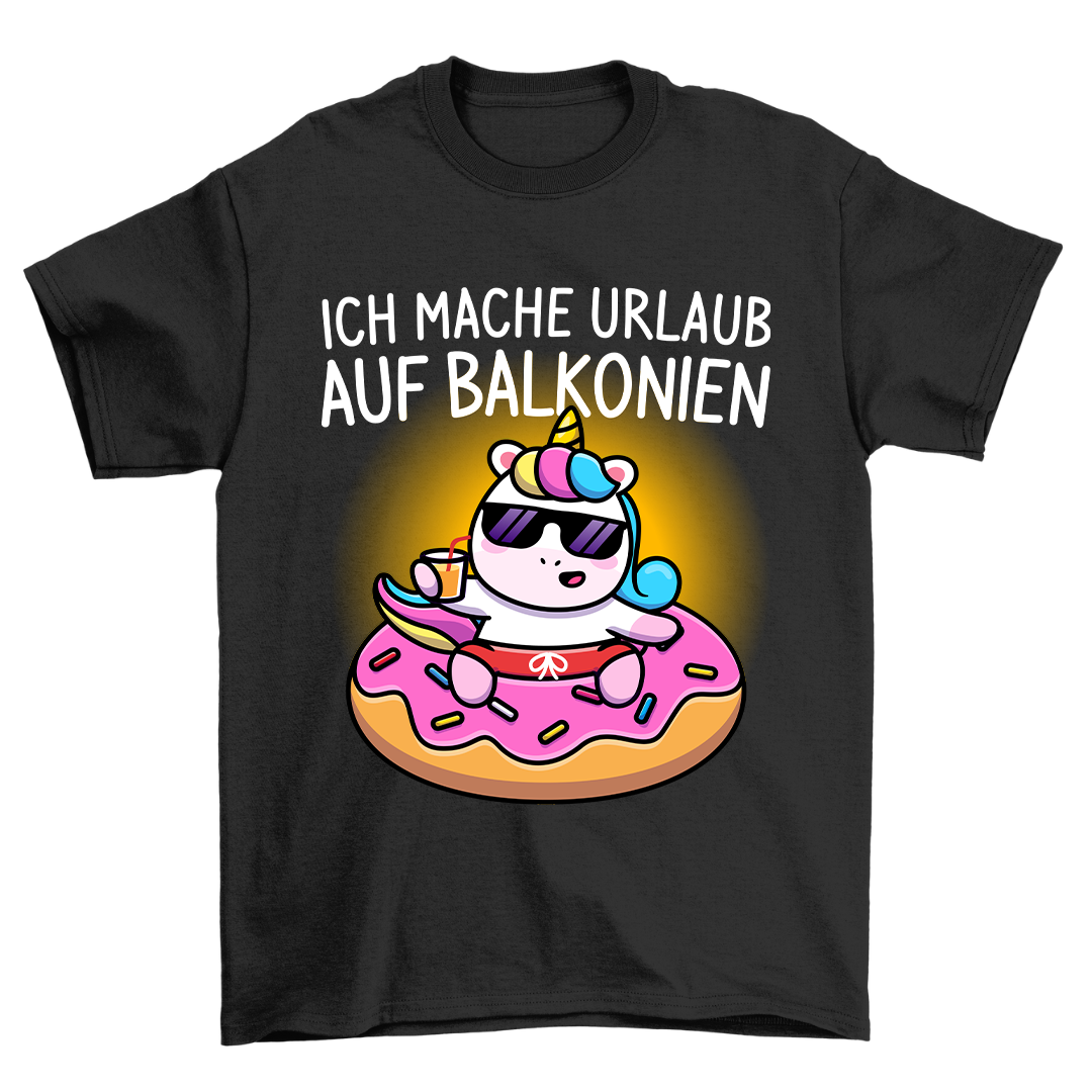 Urlaub Einhorn -  Shirt Unisex