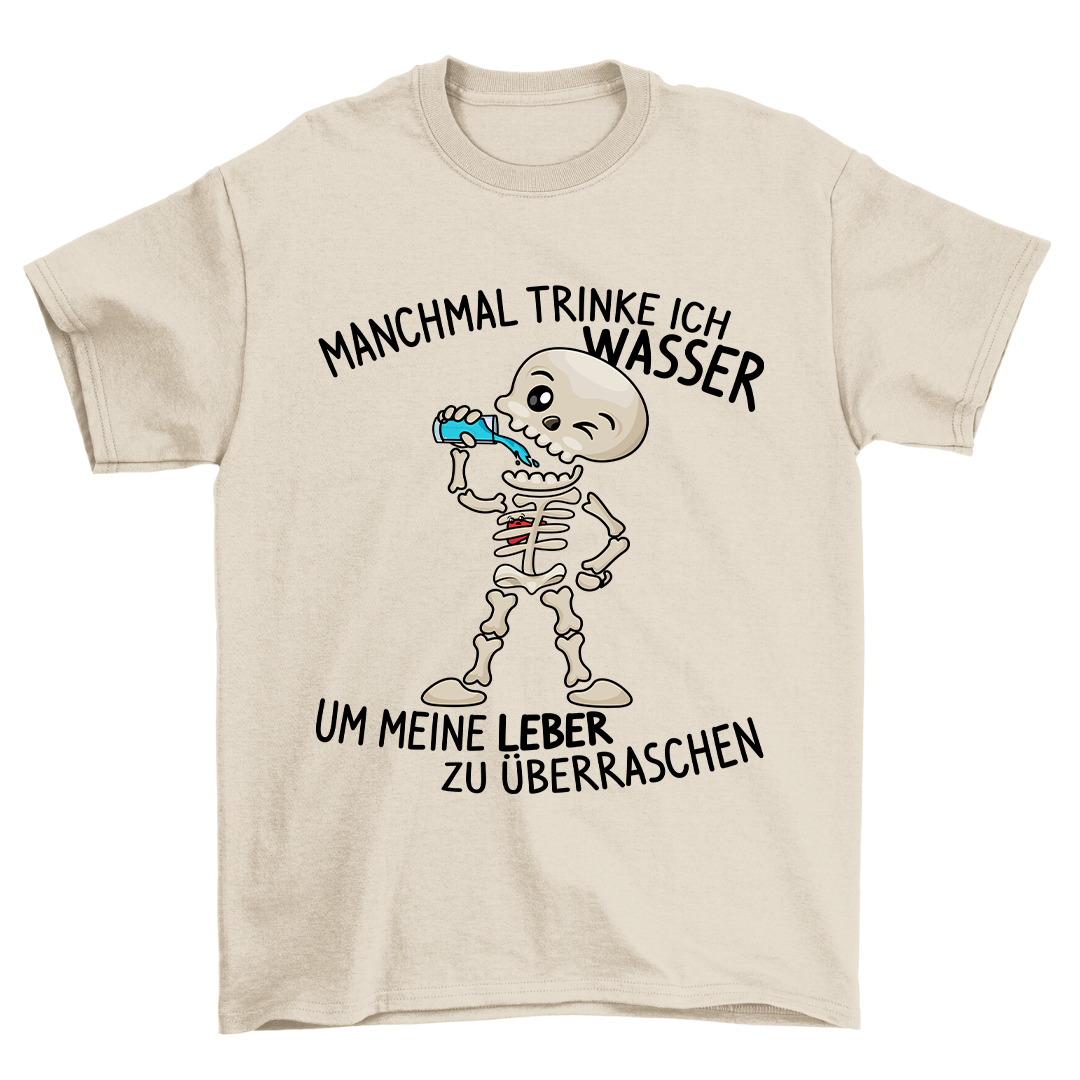 Wasser Skelett - Shirt Unisex