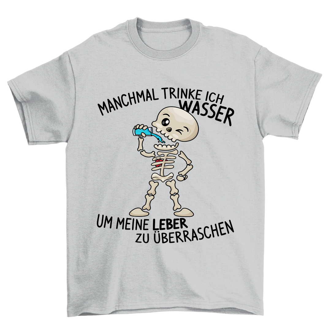 Wasser Skelett - Shirt Unisex