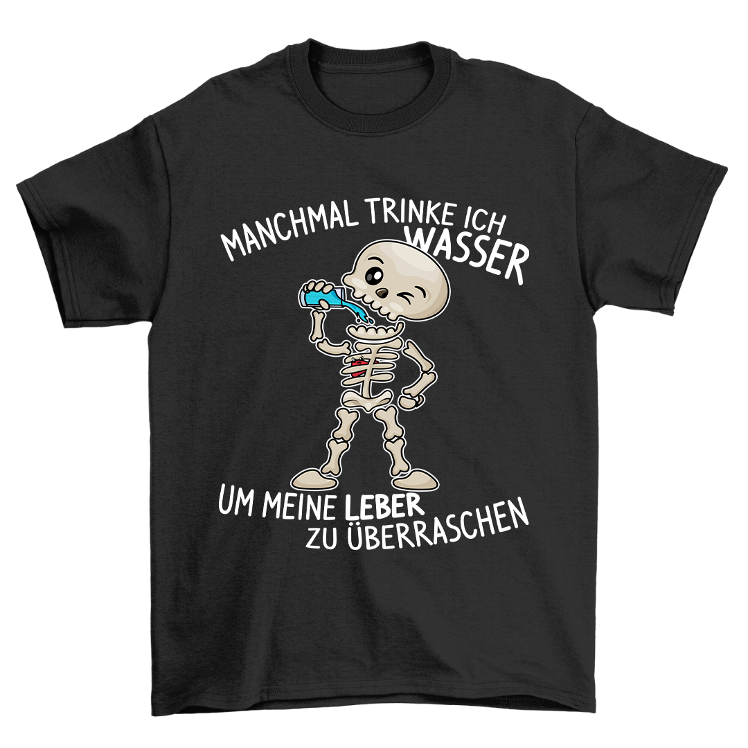 Wasser Skelett - Shirt Unisex