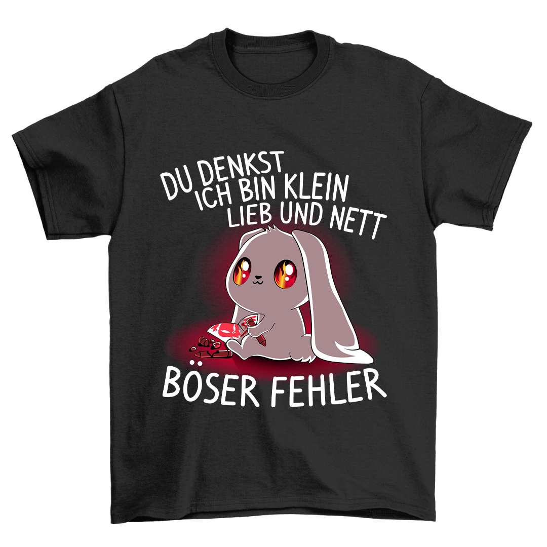 Böser Fehler Hase - Shirt Unisex