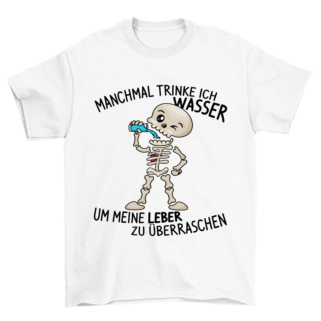 Wasser Skelett - Shirt Unisex