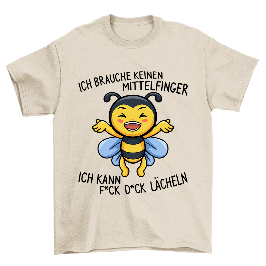 Mittelfinger Biene - Shirt Unisex