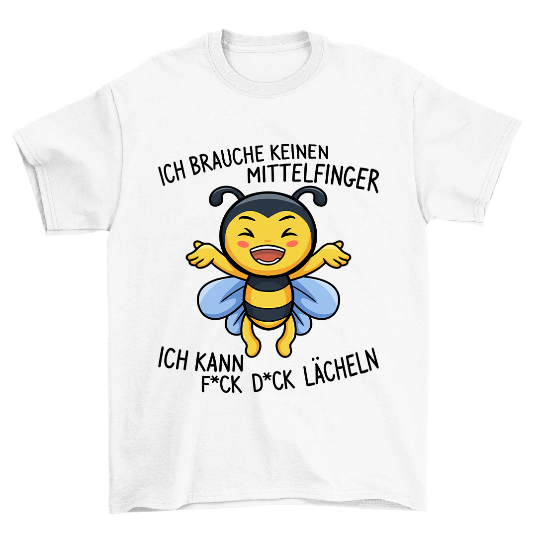 Mittelfinger Biene - Shirt Unisex