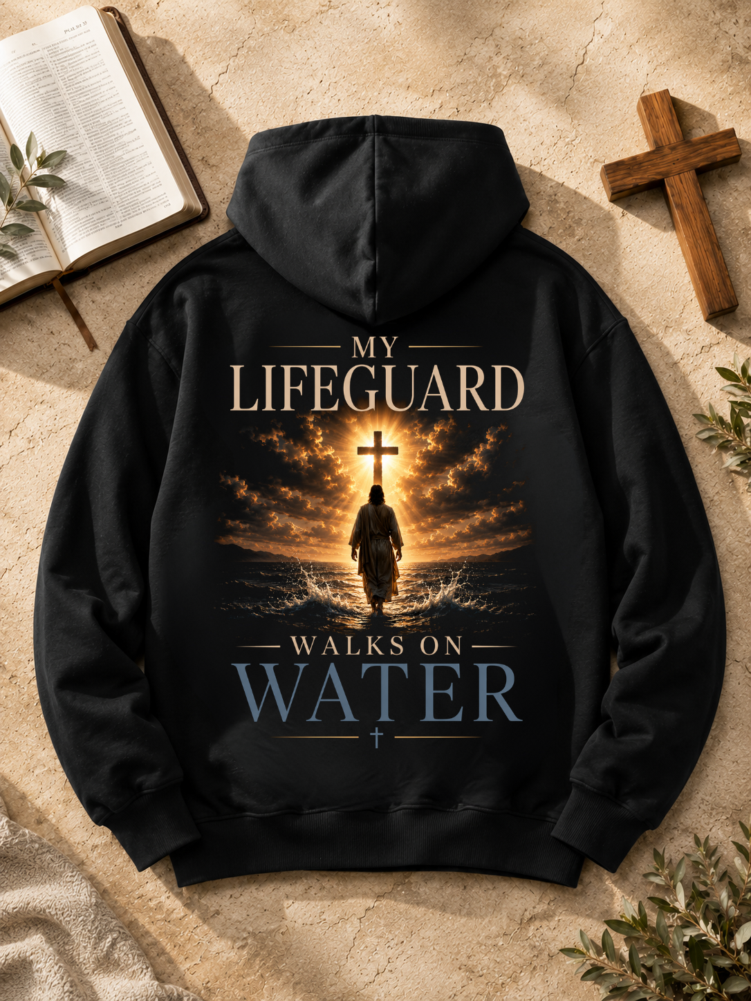 lifeguard on water - Shirt Unisex Backprint