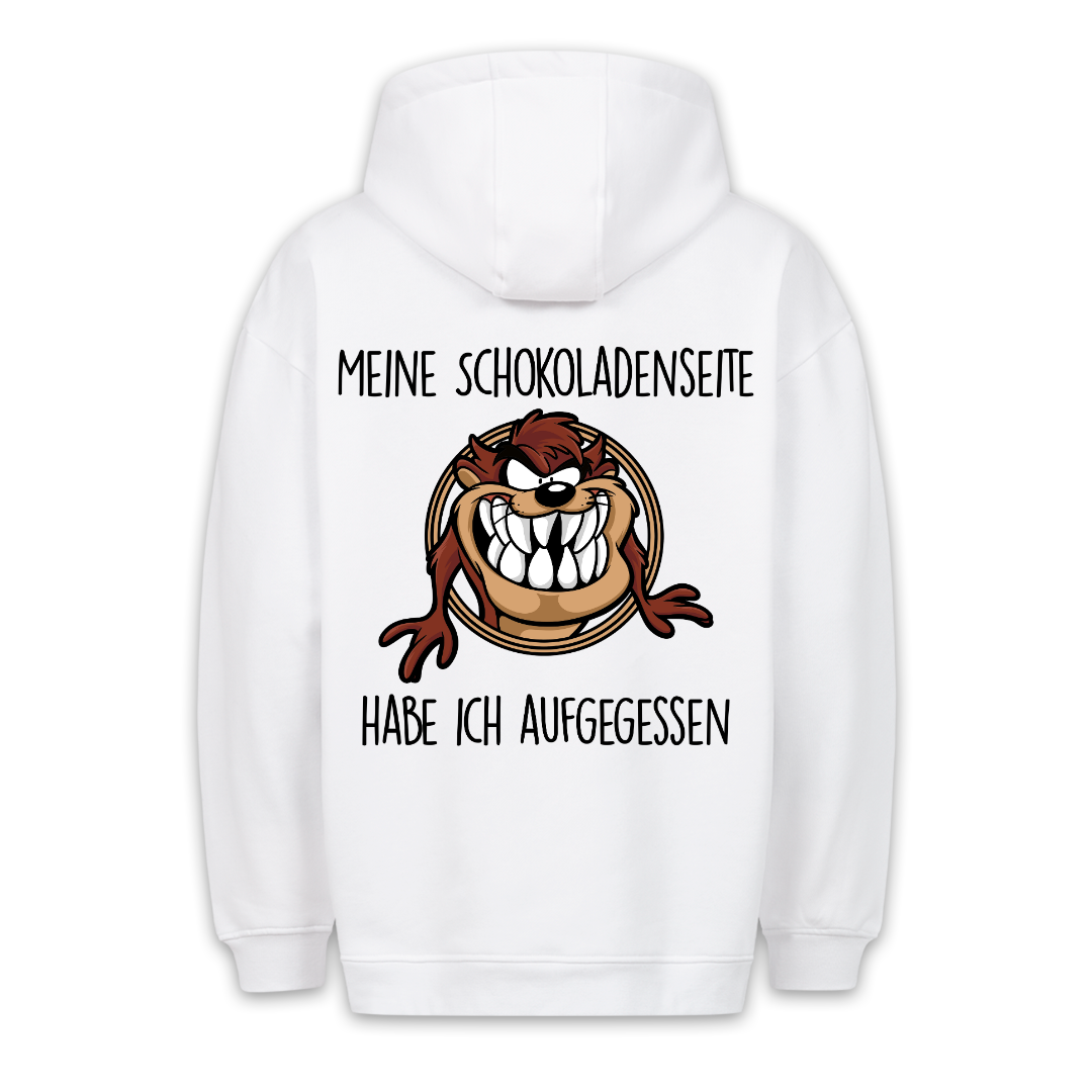 Schokoladenseite - Hoodie Unisex Rückendruck