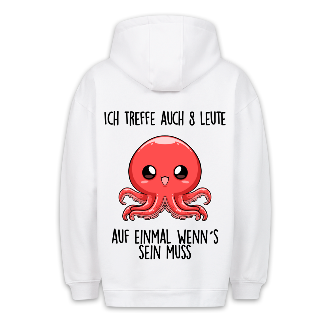 8 Leute - Hoodie Unisex Rückendruck