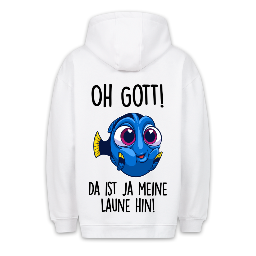 Meine Laune - Hoodie Unisex Rückendruck