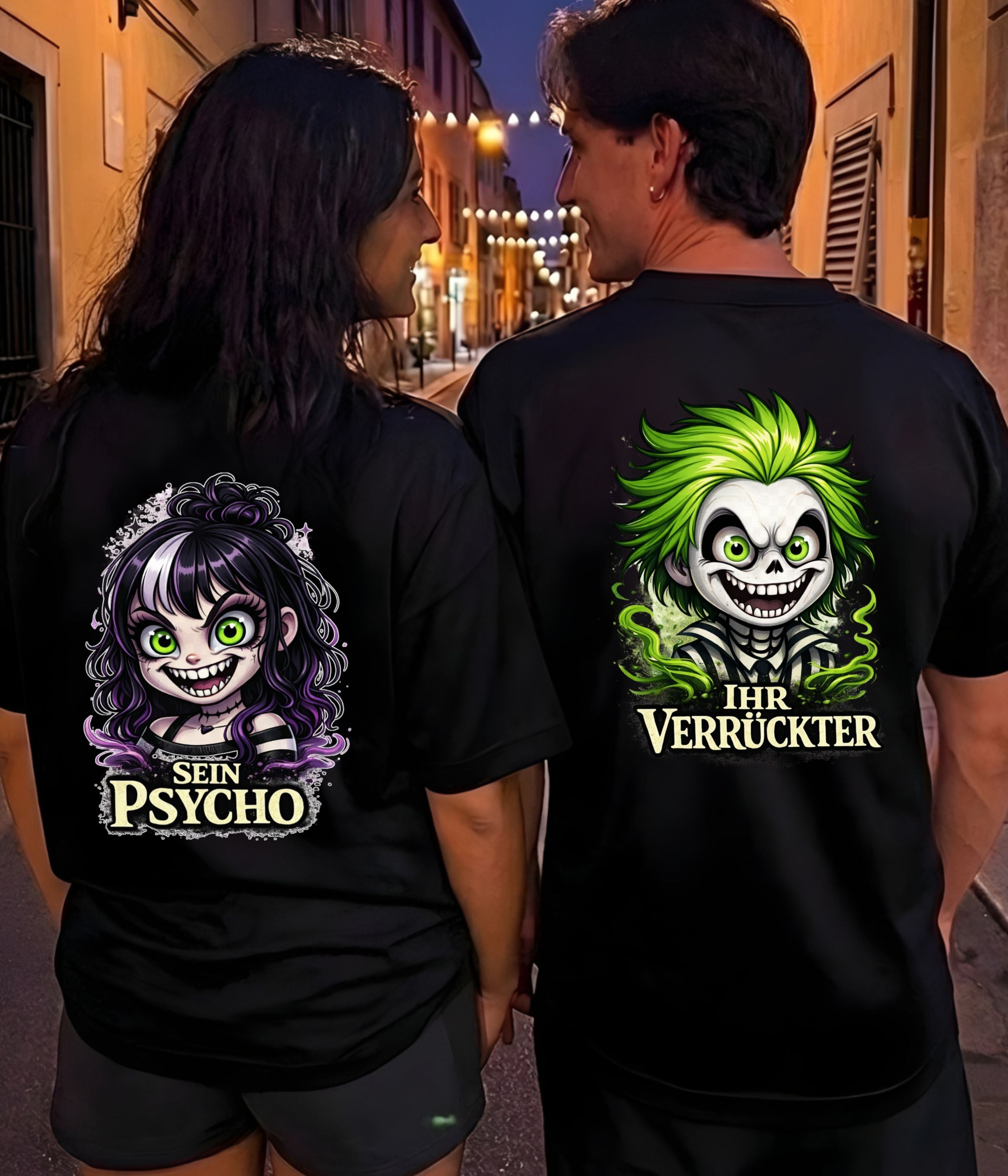 Psycho/Verrückter - Shirt Couple Bündel