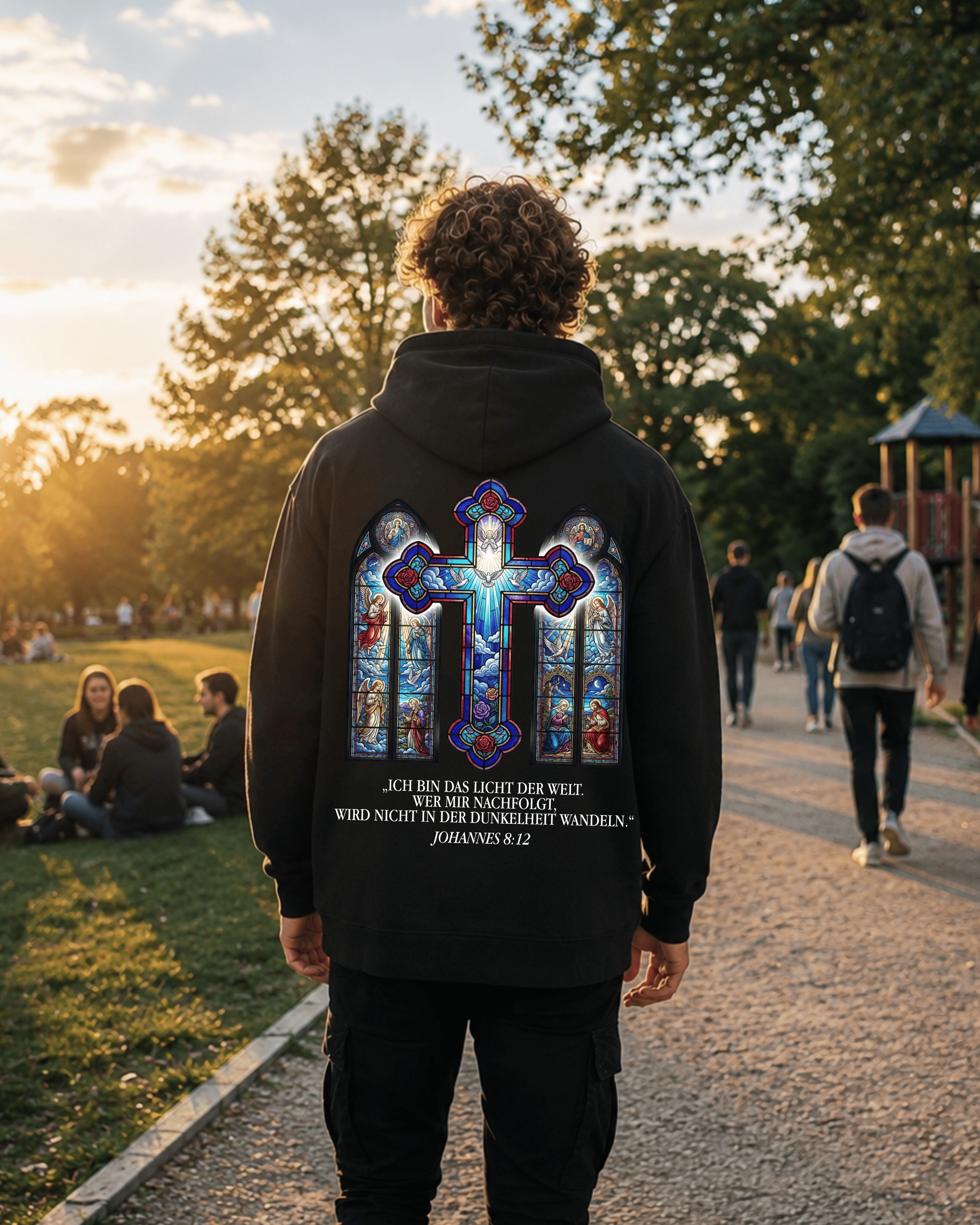 Johannes 8:12 - Oversized Hoodie