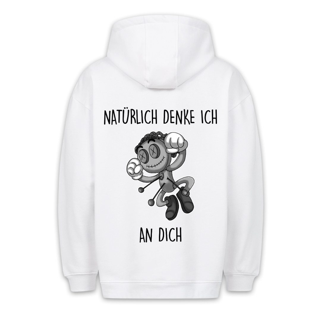 Natürlich Puppe - Hoodie Unisex Rückendruck