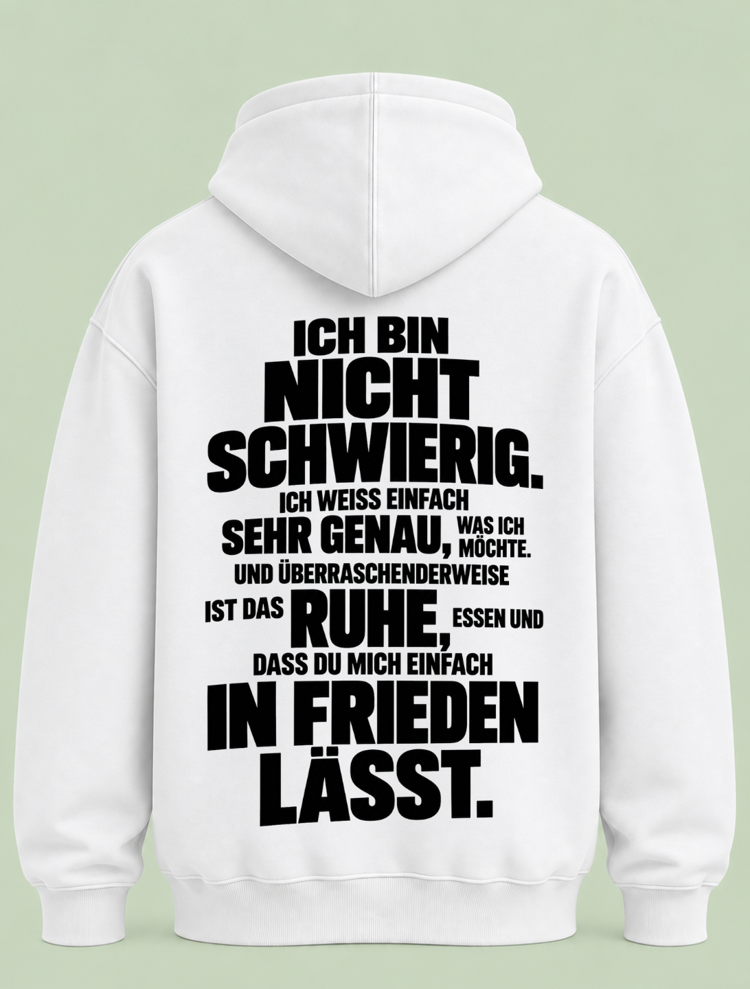 Mein Frieden - Hoodie Unisex Backprint