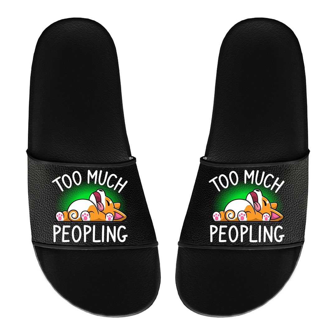 Too Much Peopling - Slippers