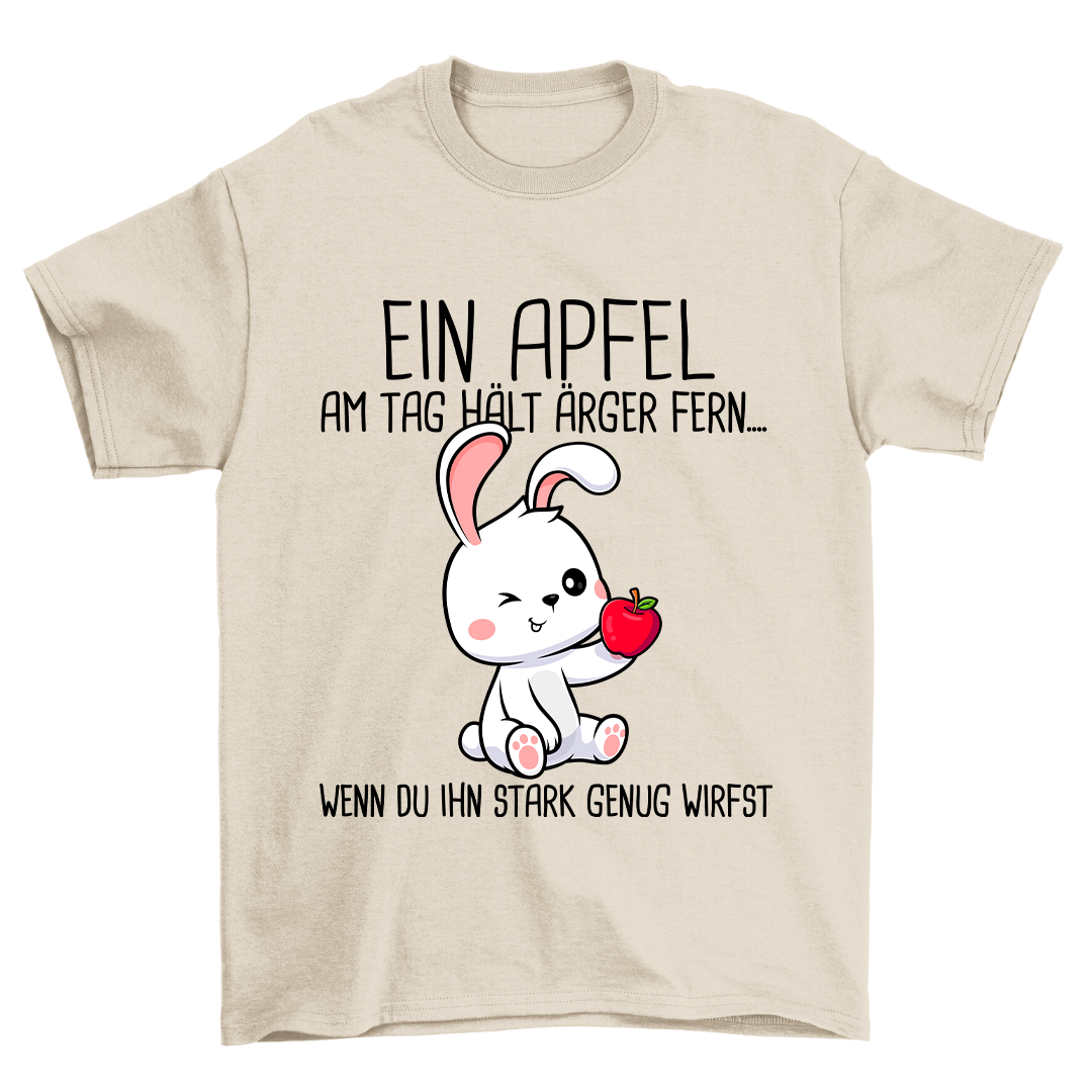 Ein Apfel Hase - Shirt Unisex