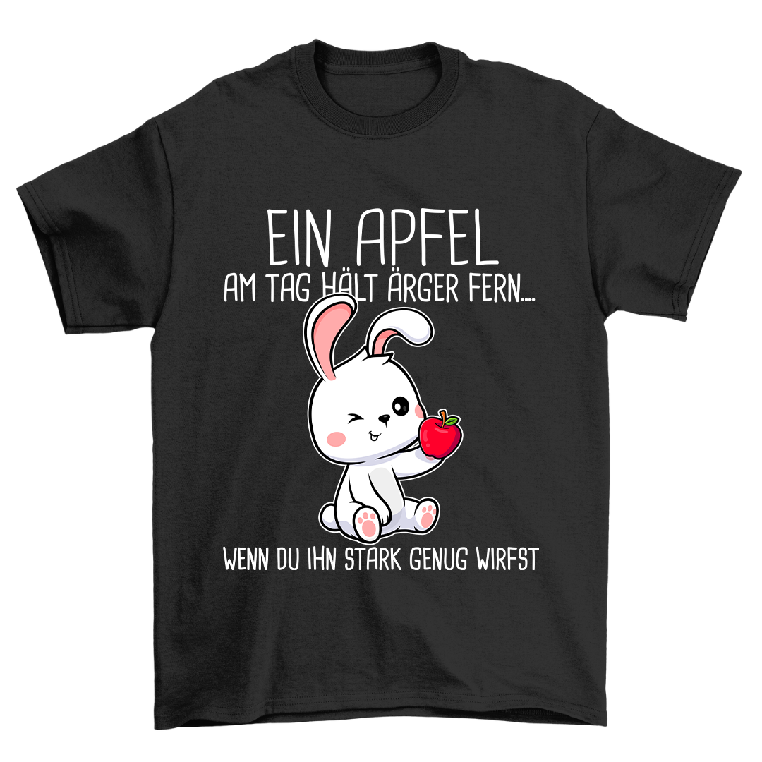 Ein Apfel Hase - Shirt Unisex