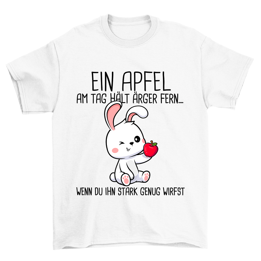 Ein Apfel Hase - Shirt Unisex