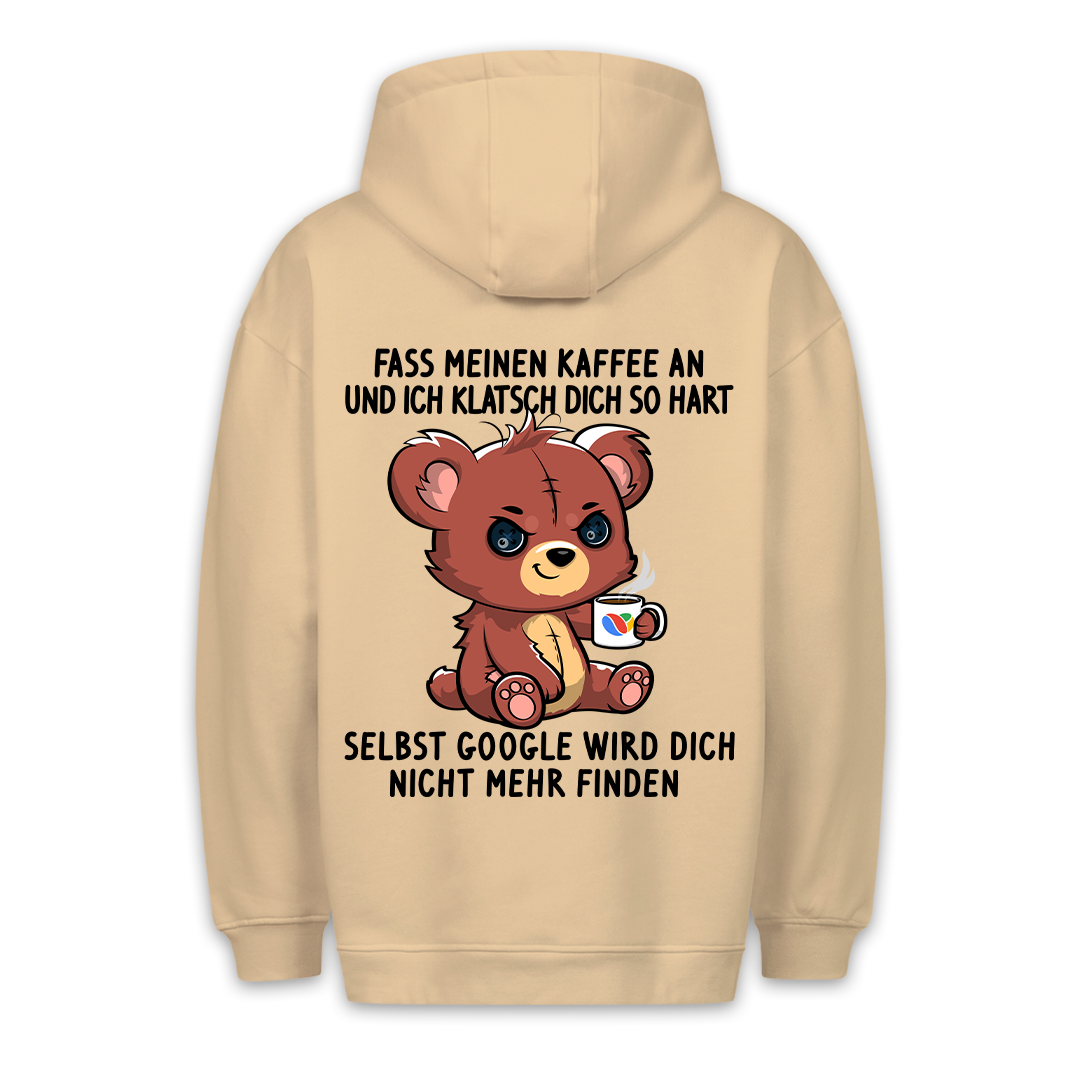 Google Teddy - Premium Hoodie Unisex Rückendruck