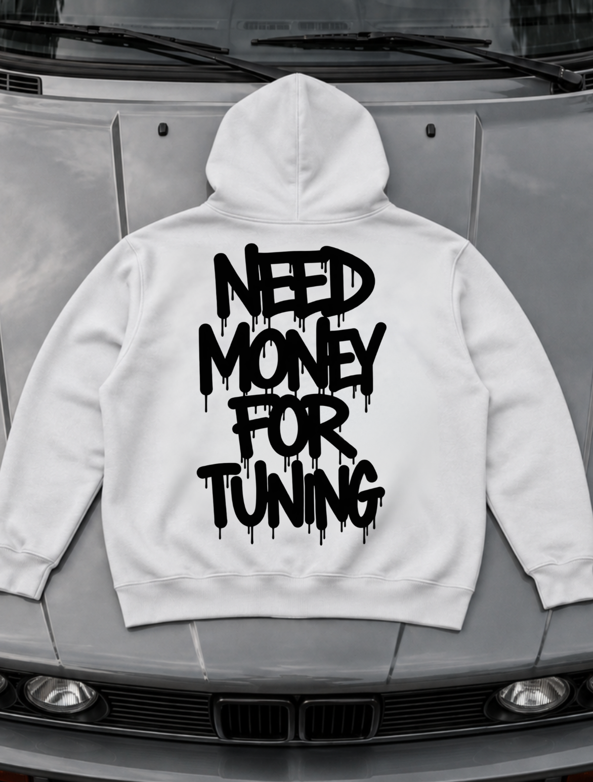 need money for tuning - Hoodie Unisex Backprint