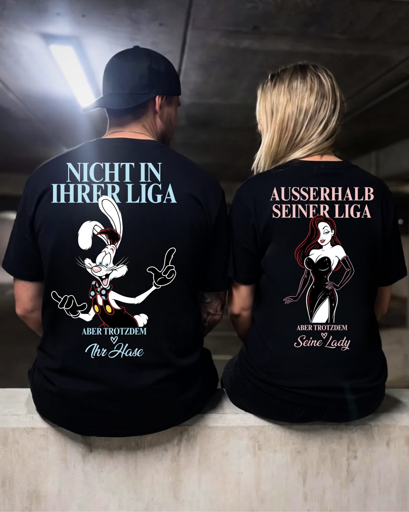 Hase / Lady - Shirt Couple Bündel