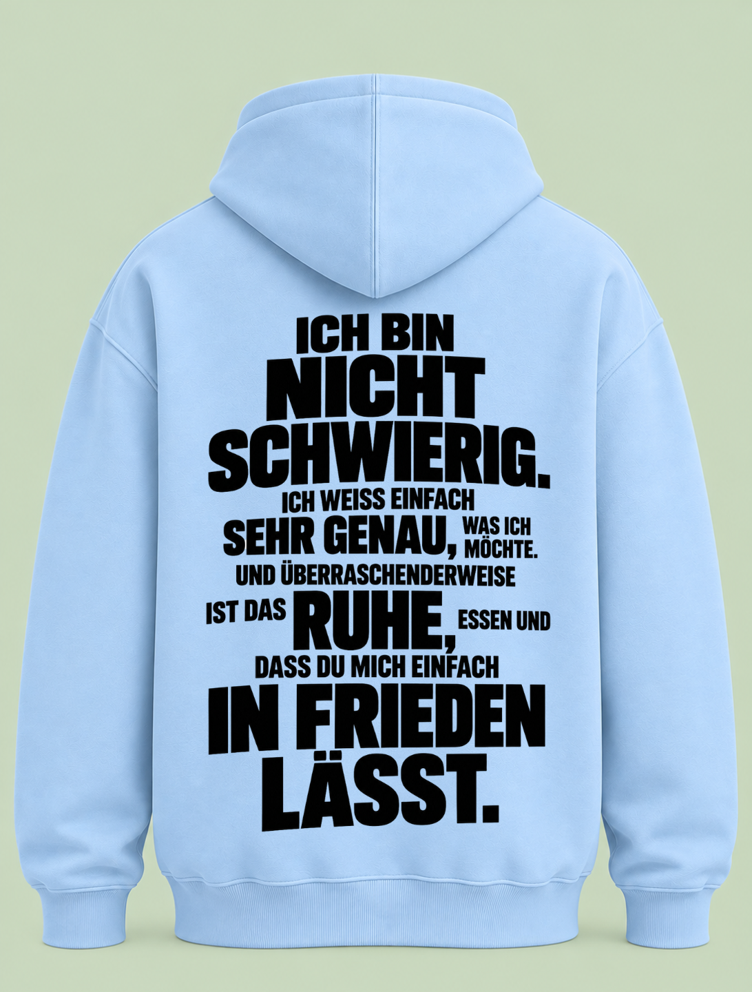Mein Frieden - Hoodie Unisex Backprint