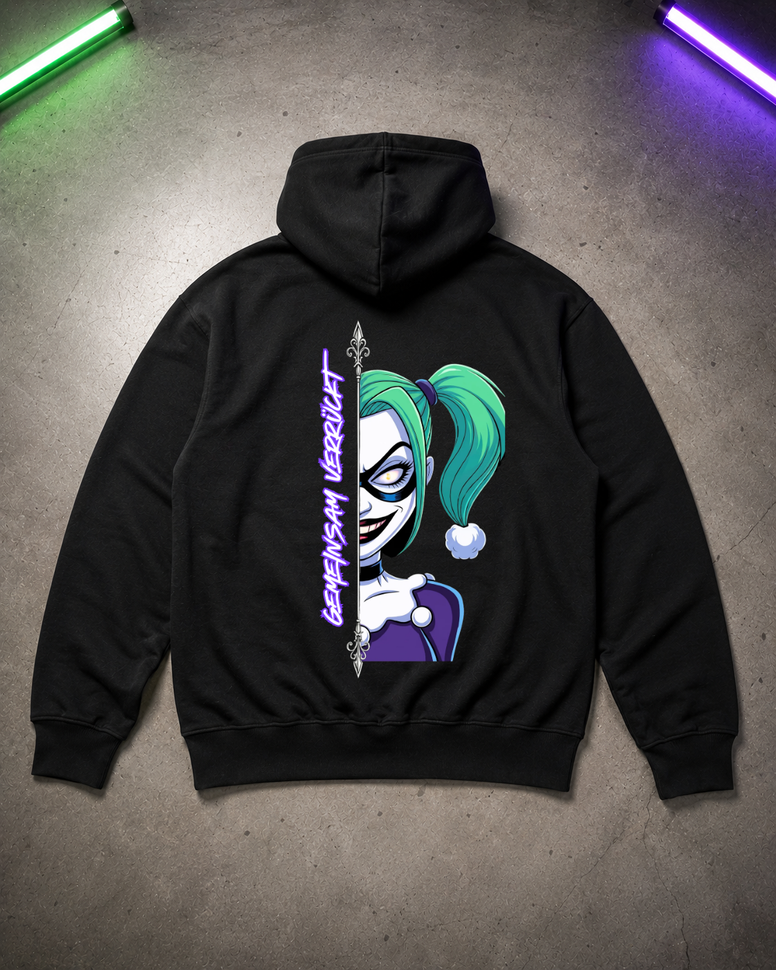 Gemeinsam Verrückt 1 - Hoodie Unisex Backprint***