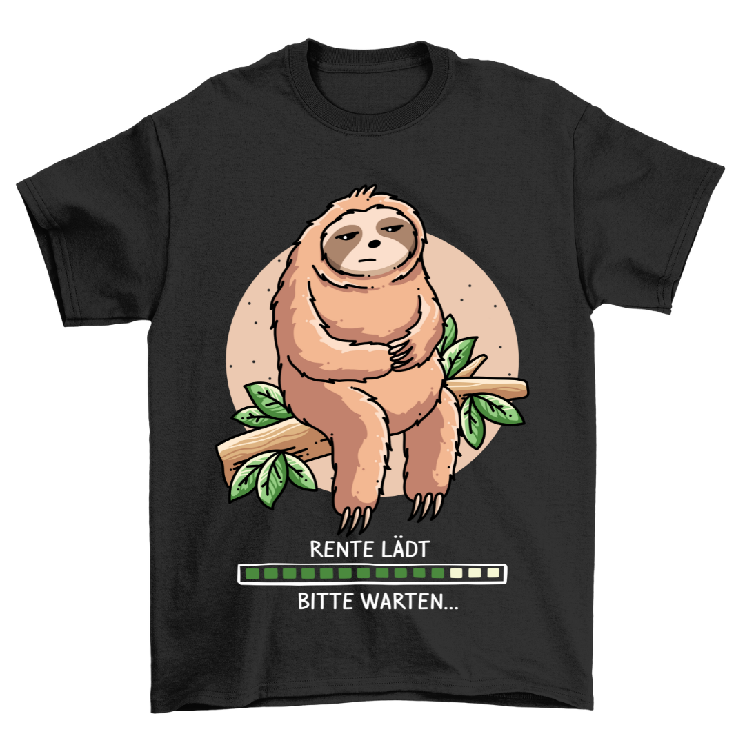 Rente Lädt Faultier - Shirt Unisex