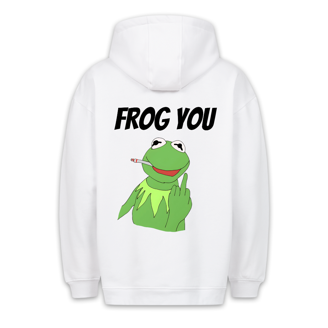 Frog you - Hoodie Unisex Rückendruck