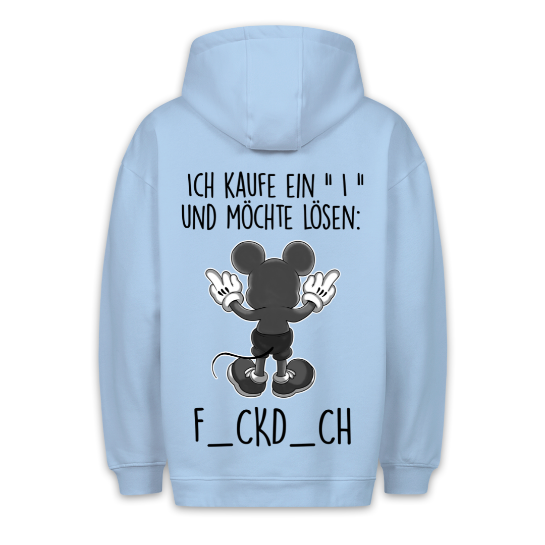 Lösung Maus - Hoodie Unisex Rückendruck