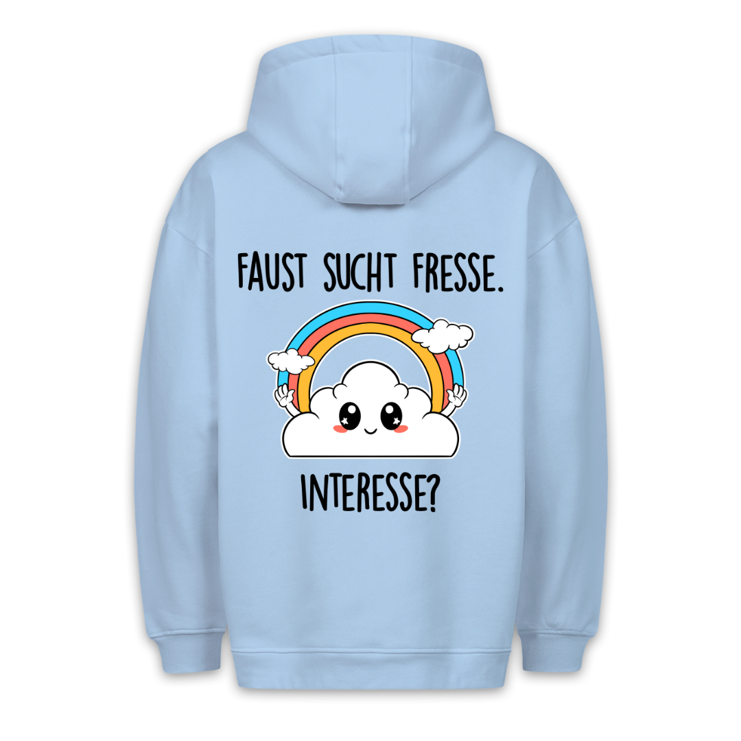 Faust Wolke - Hoodie Unisex Rückendruck