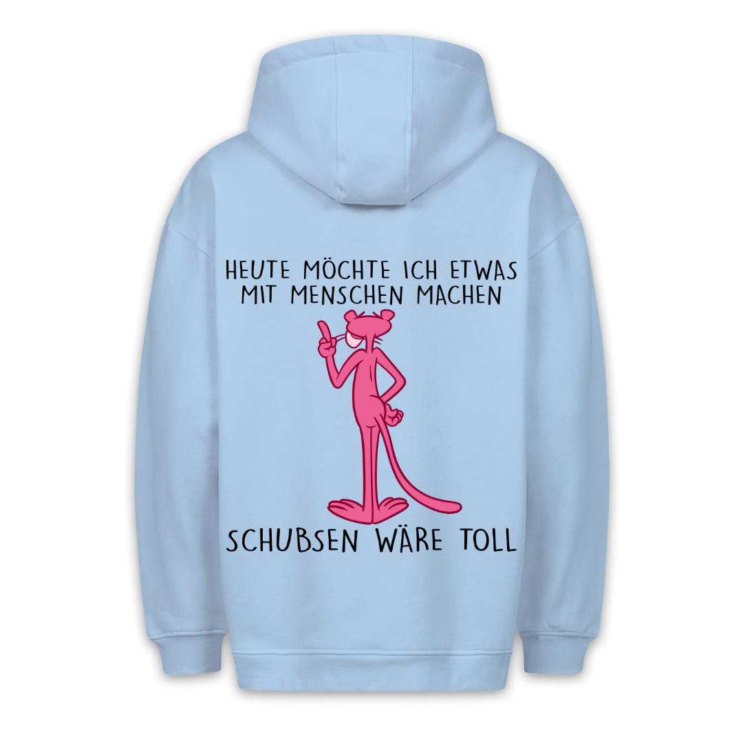 Mit Menschen machen Panther -  Hoodie Unisex Rückendruck