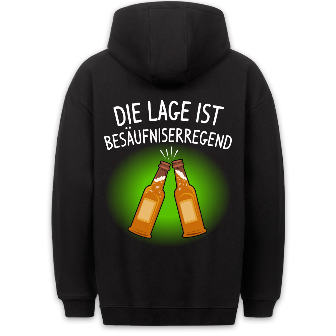 Besäufniserregend - Hoodie Unisex Rückendruck