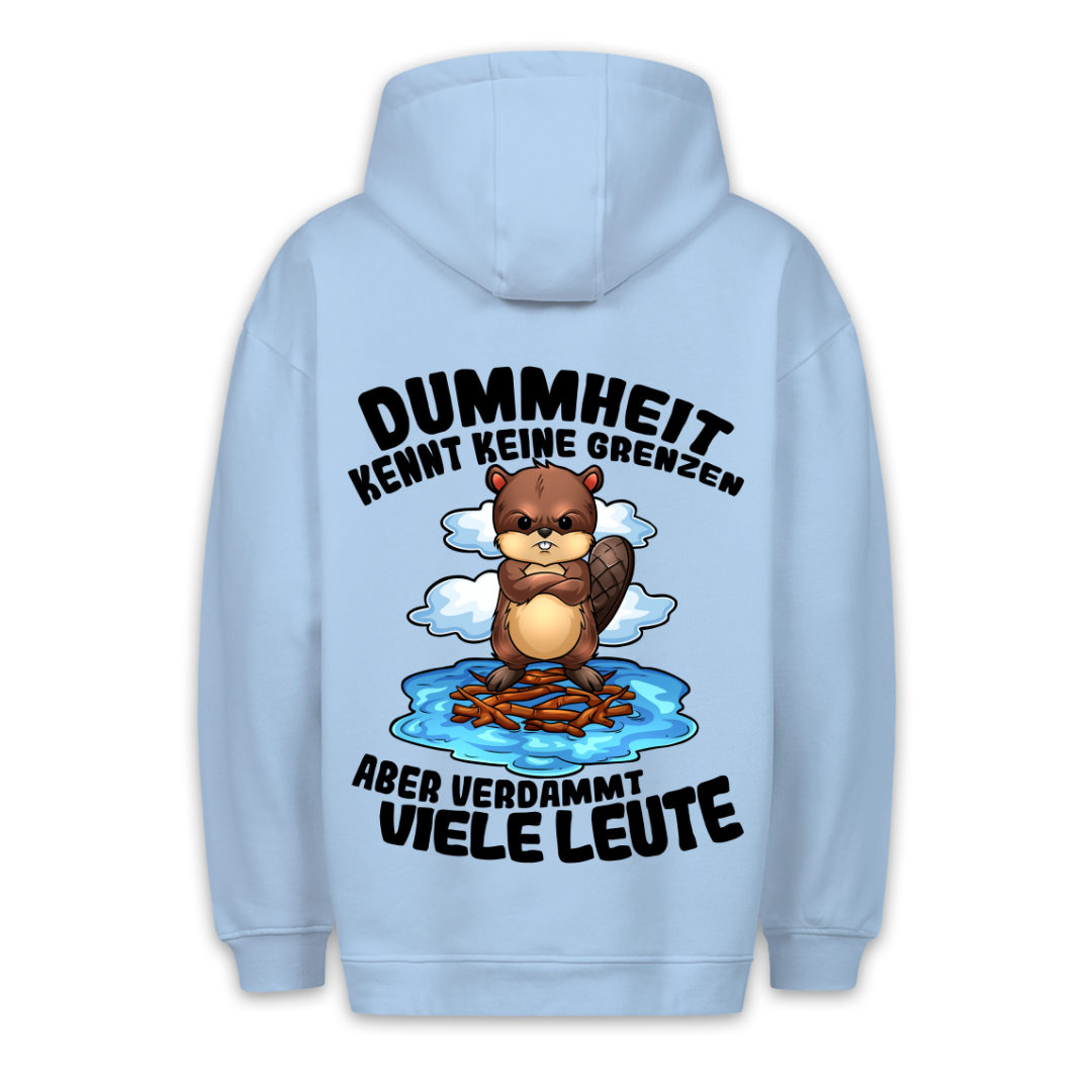 VerDammt Bieber - Hoodie Unisex Rückendruck