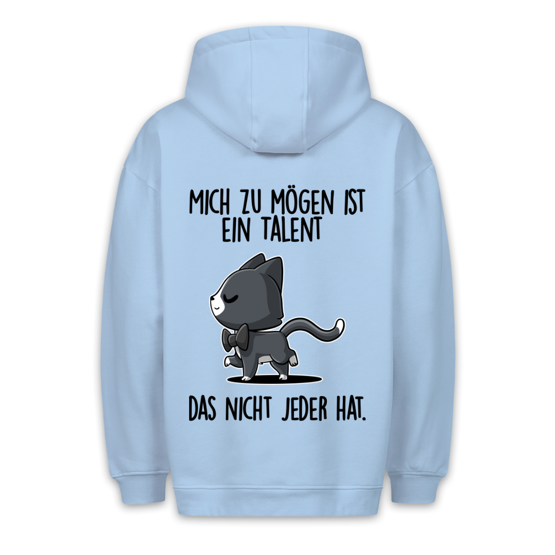 Talent Katze - Hoodie Unisex Rückendruck