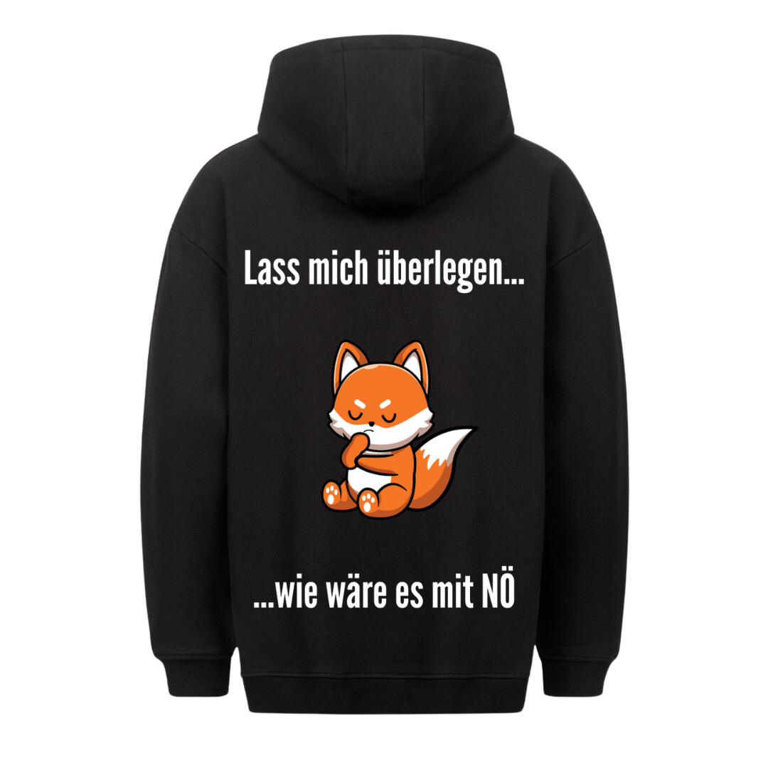 Lass mich überlegen - Premium Unisex Hoodie