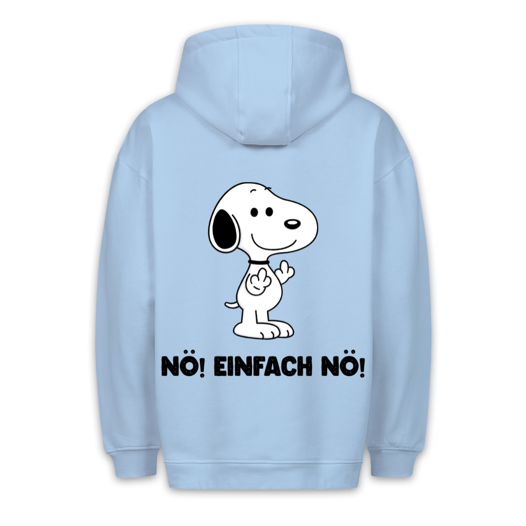 Einfach Nö! Hund - Hoodie Unisex Rückendruck