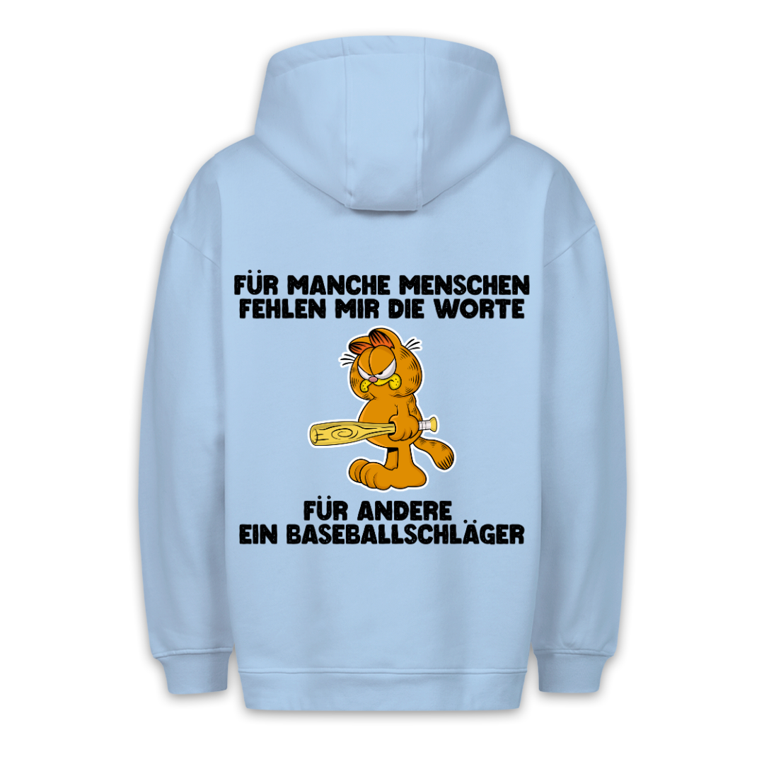 Worte Kater - Hoodie Unisex Rückendruck