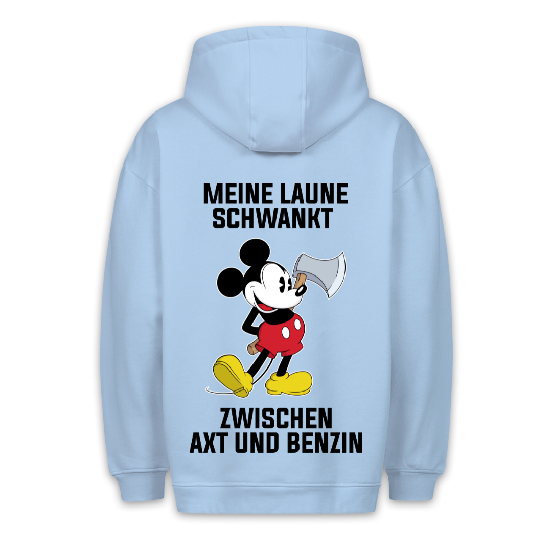 Laune Maus - Hoodie Unisex Rückendruck