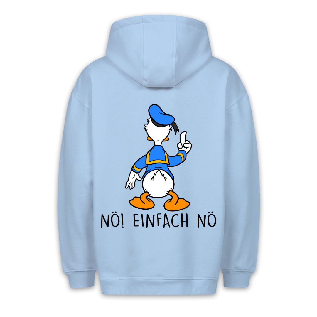 Nö! Ente - Hoodie Unisex Rückendruck