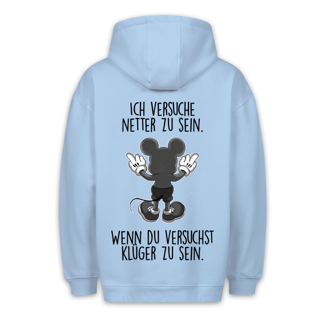 Netter Maus - Hoodie Unisex Rückendruck