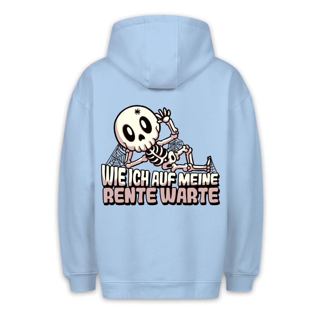 Rente Skelett - Hoodie Unisex Rückendruck