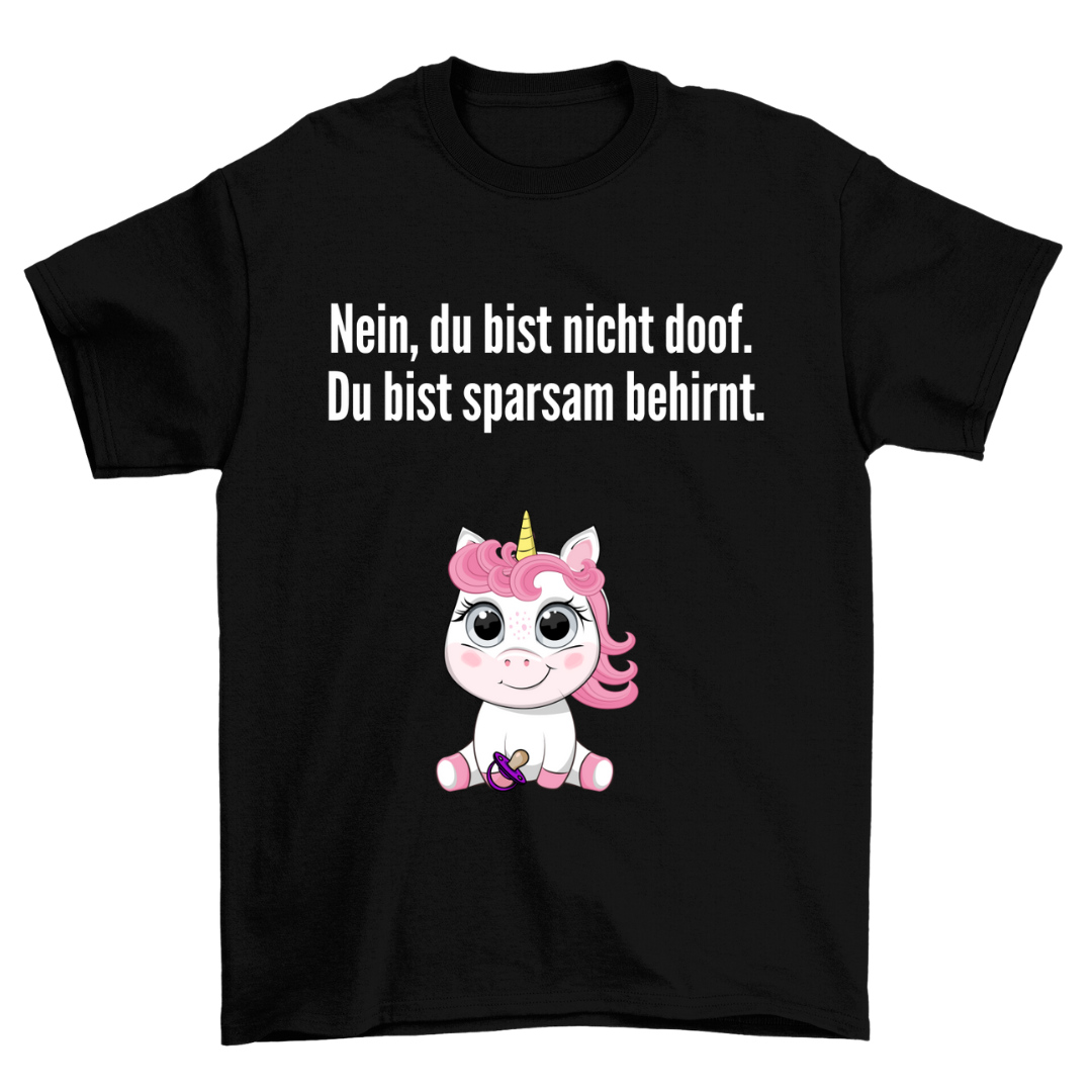 Sparsam behirnt - Shirt Unisex