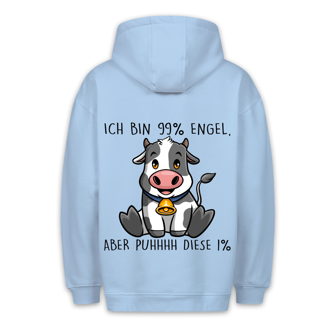 Engel Kuh - Hoodie Unisex Rückendruck