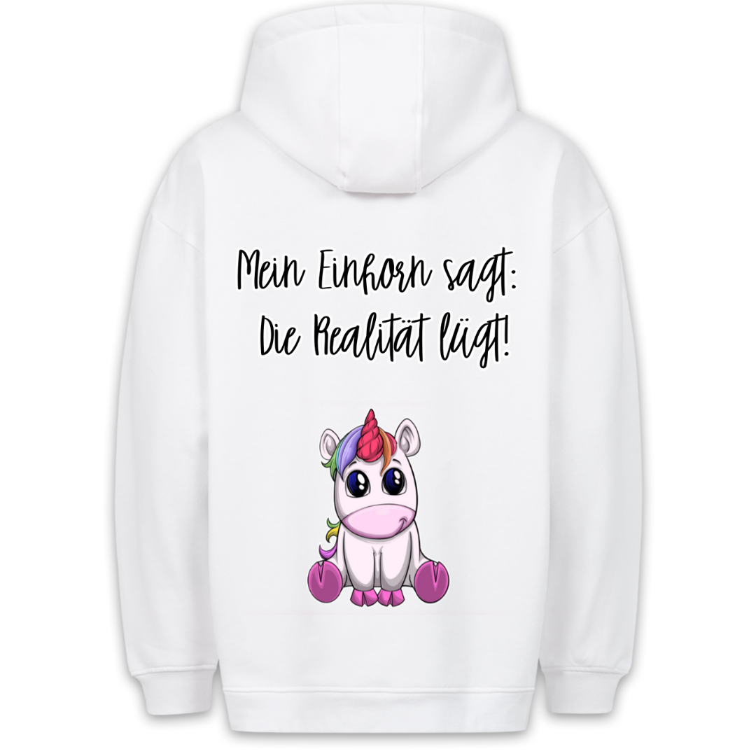 Die Realität lügt - Premium Hoodie