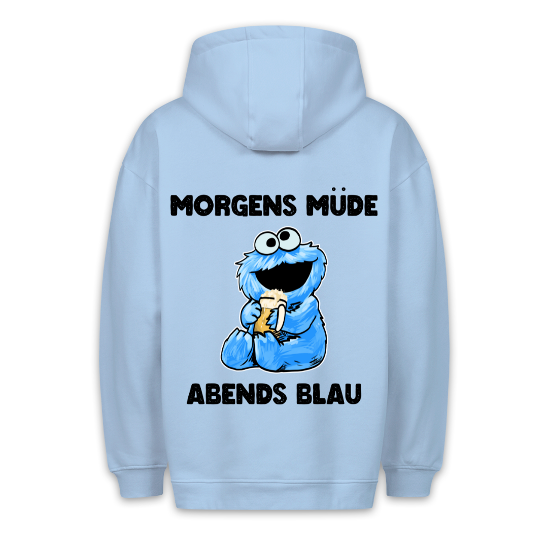 Abends Blau - Hoodie Unisex Rückendruck