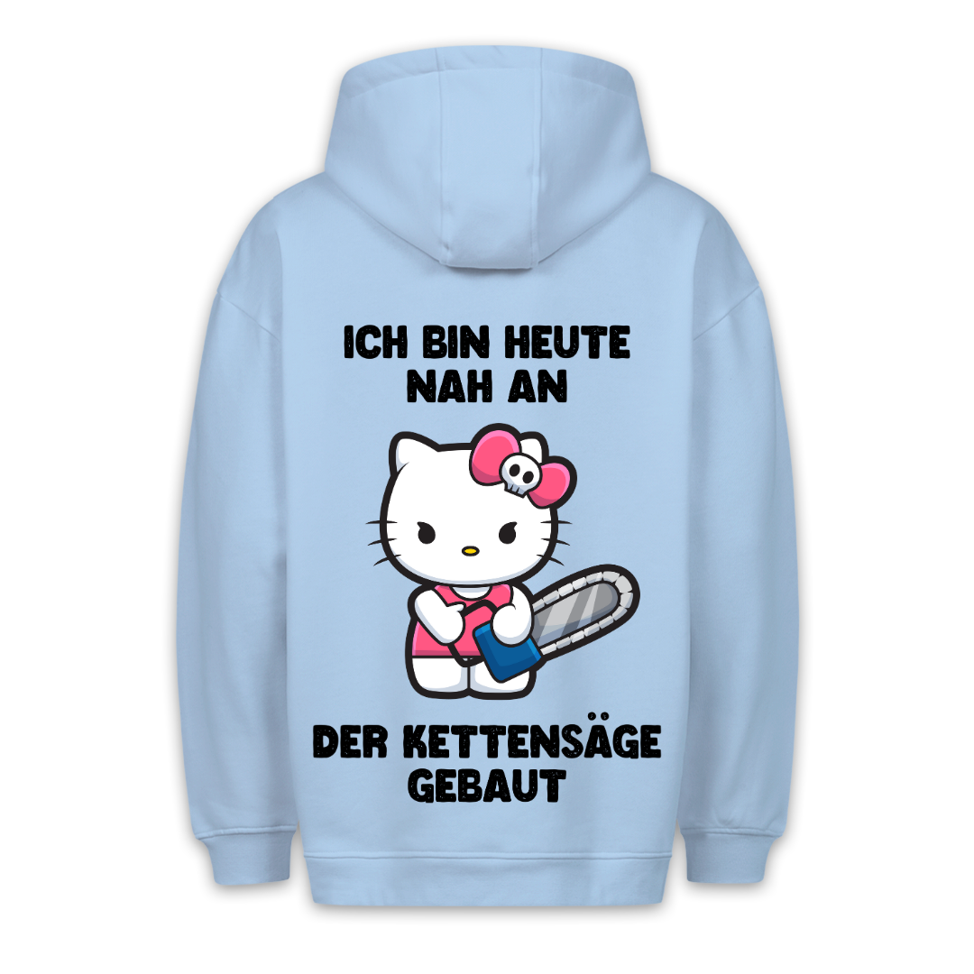 Kettensäge Kätzchen - Hoodie Unisex Rückendruck